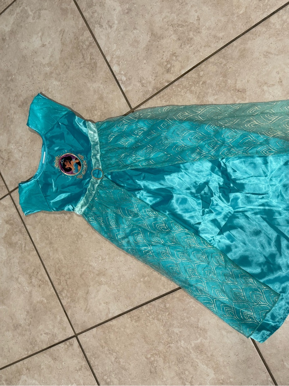 Disney Teal Shimmer Princess Costume Dress